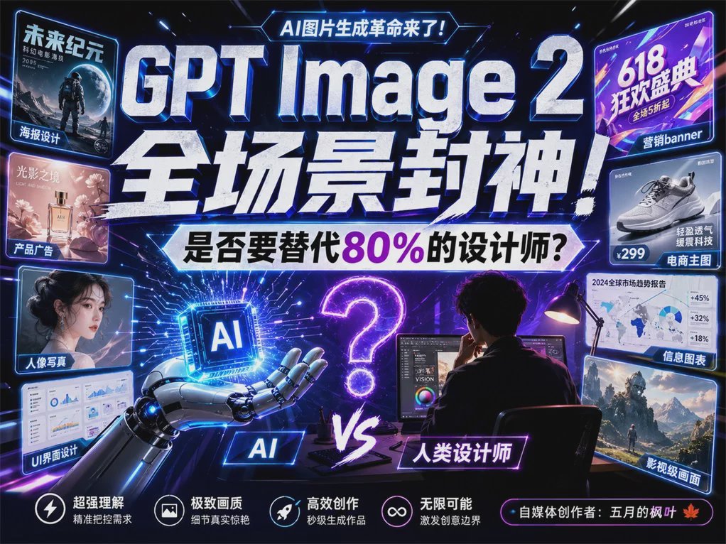 GPT Image 2 全场景实测：游戏UI、电商、品牌设计挨个试了一遍