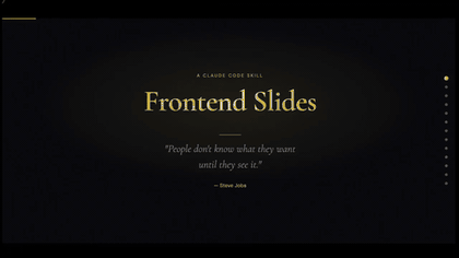 frontend-slides 演示