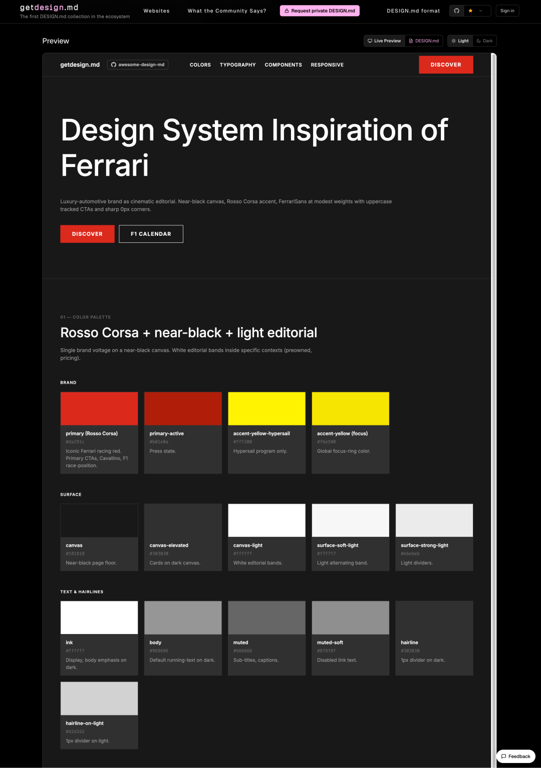 Awesome DESIGN.md