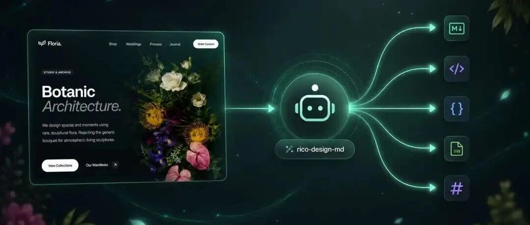 rico-design-md：将任意网站转换为设计系统文档