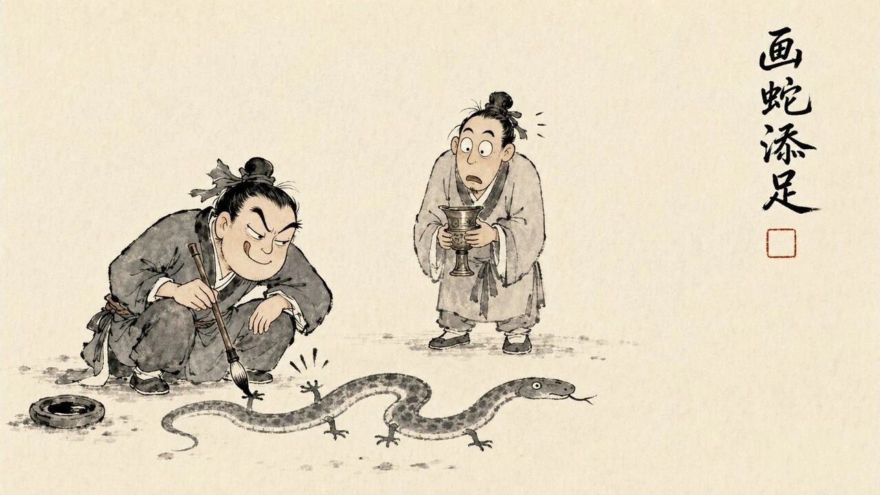 画蛇添足