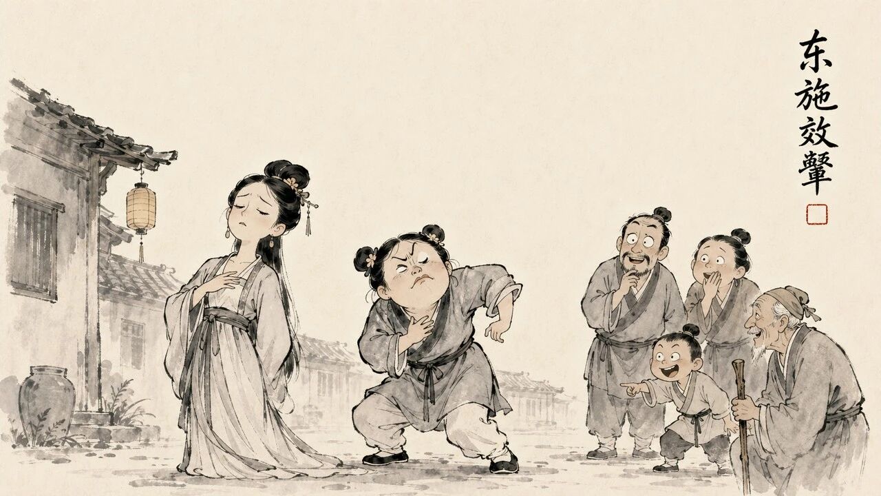 东施效颦
