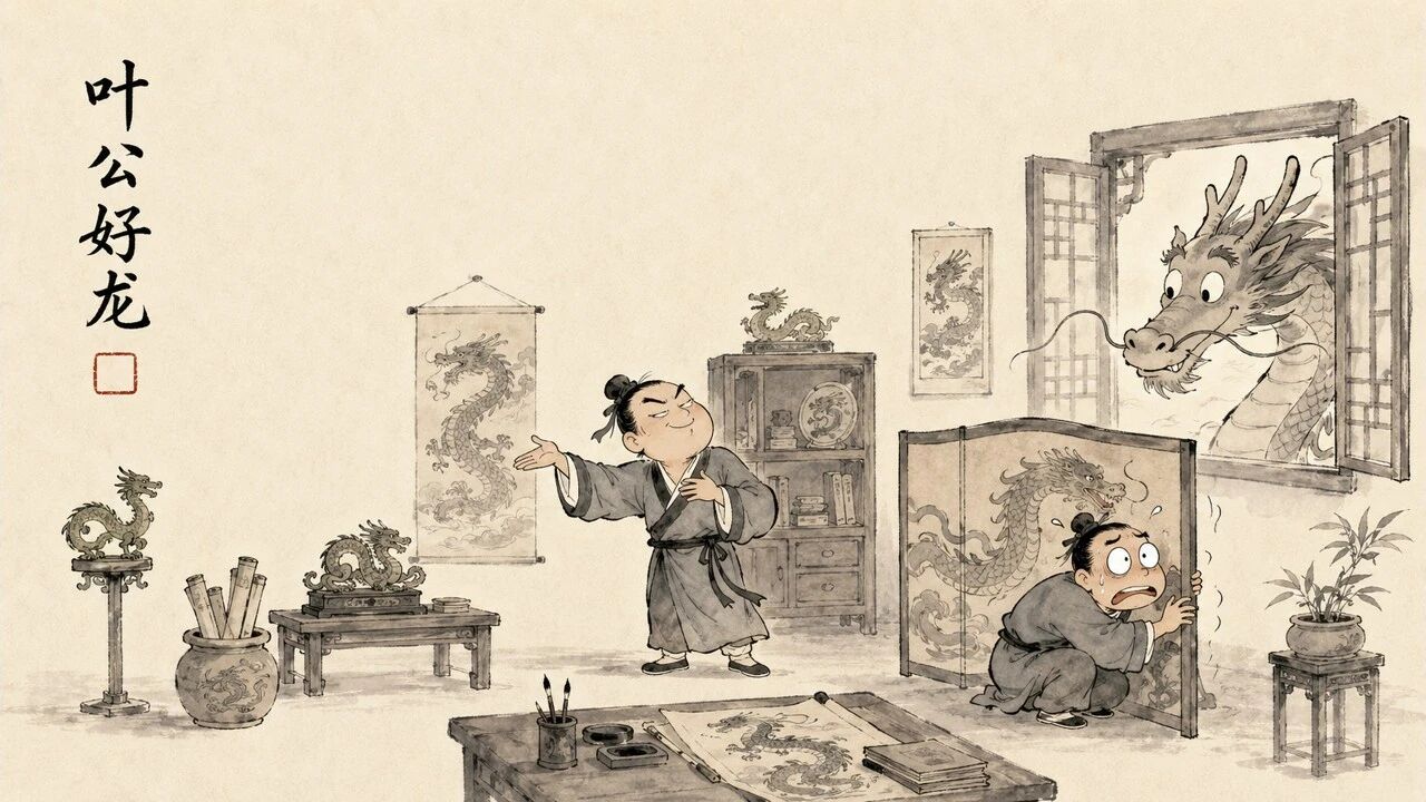 叶公好龙