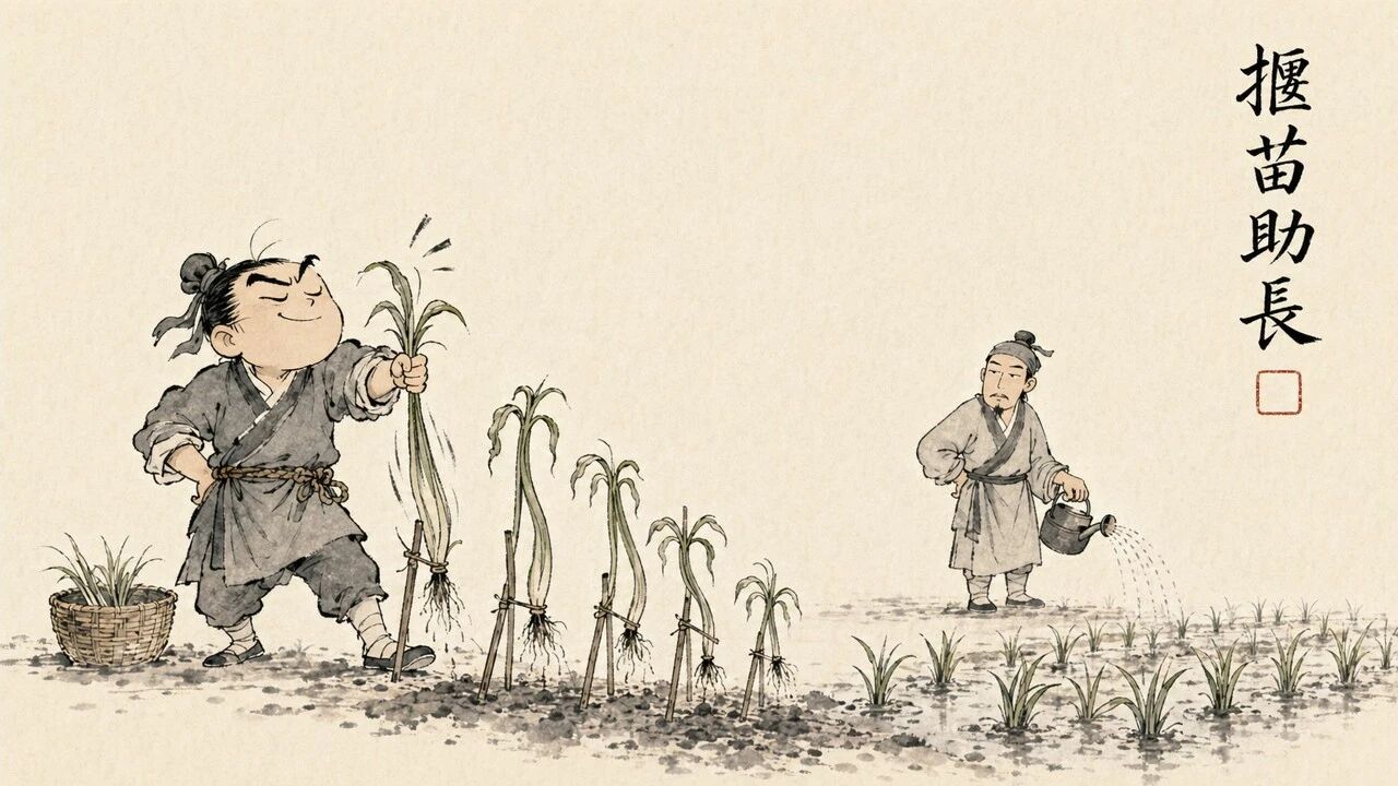 揠苗助长