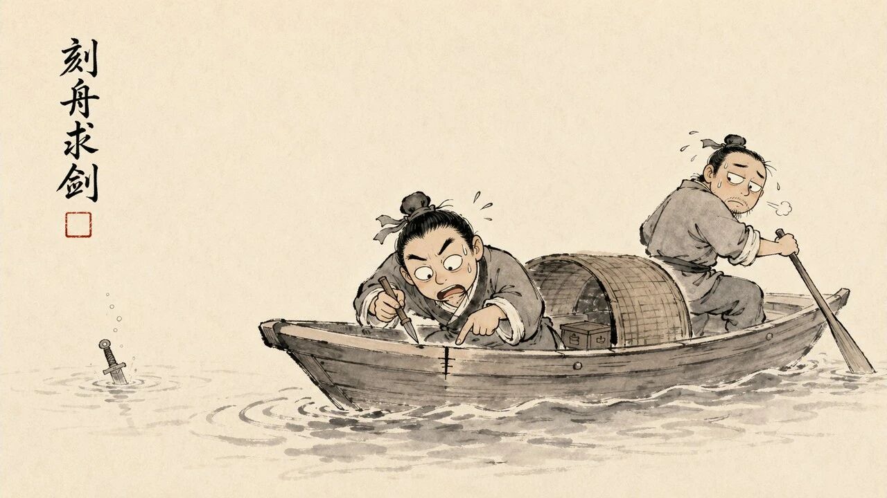 刻舟求剑